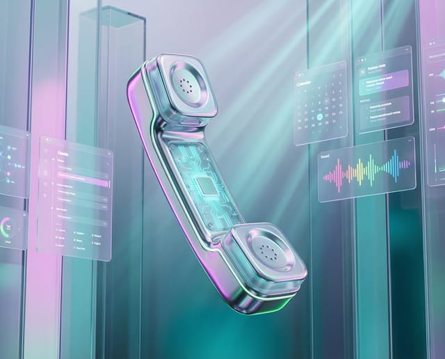 AI receptionist supporting small business front desk conversations