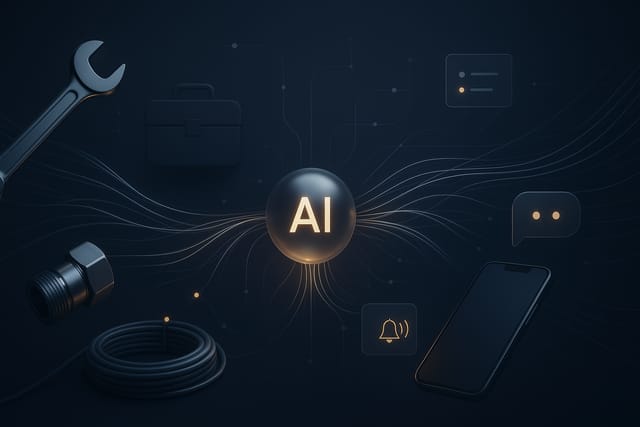 AI receptionist supporting small business front desk conversations