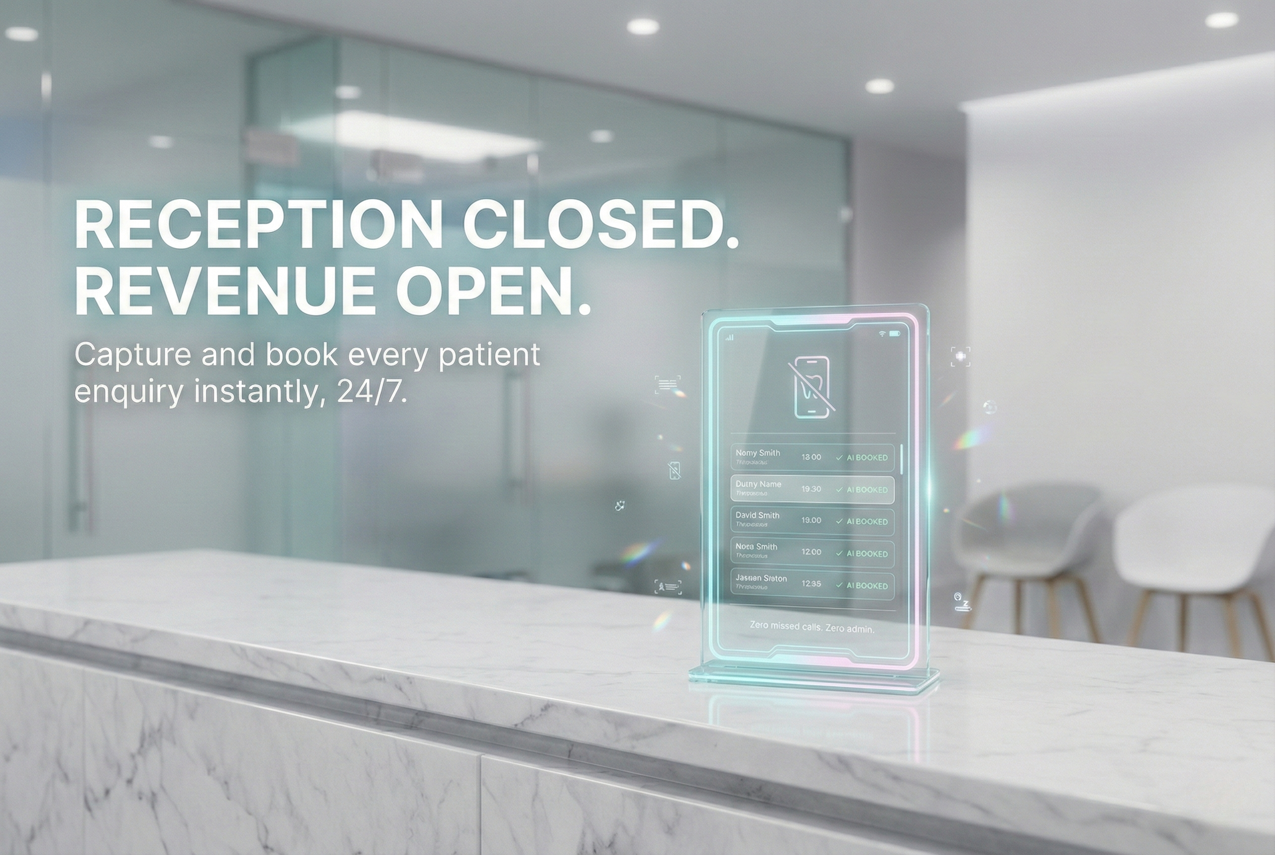 Small business owner juggling calls and messages