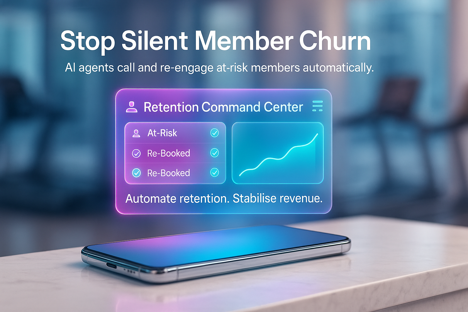 Gym owner reviewing membership engagement and attendance data