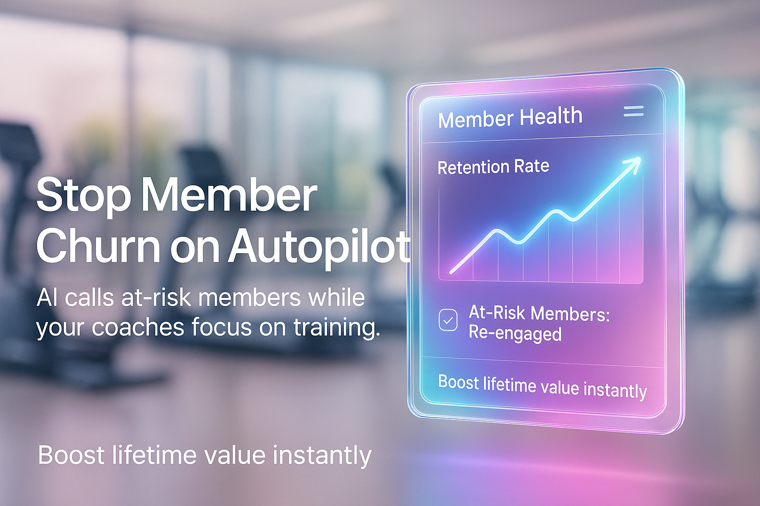 Gym coach welcoming members and supporting consistent attendance