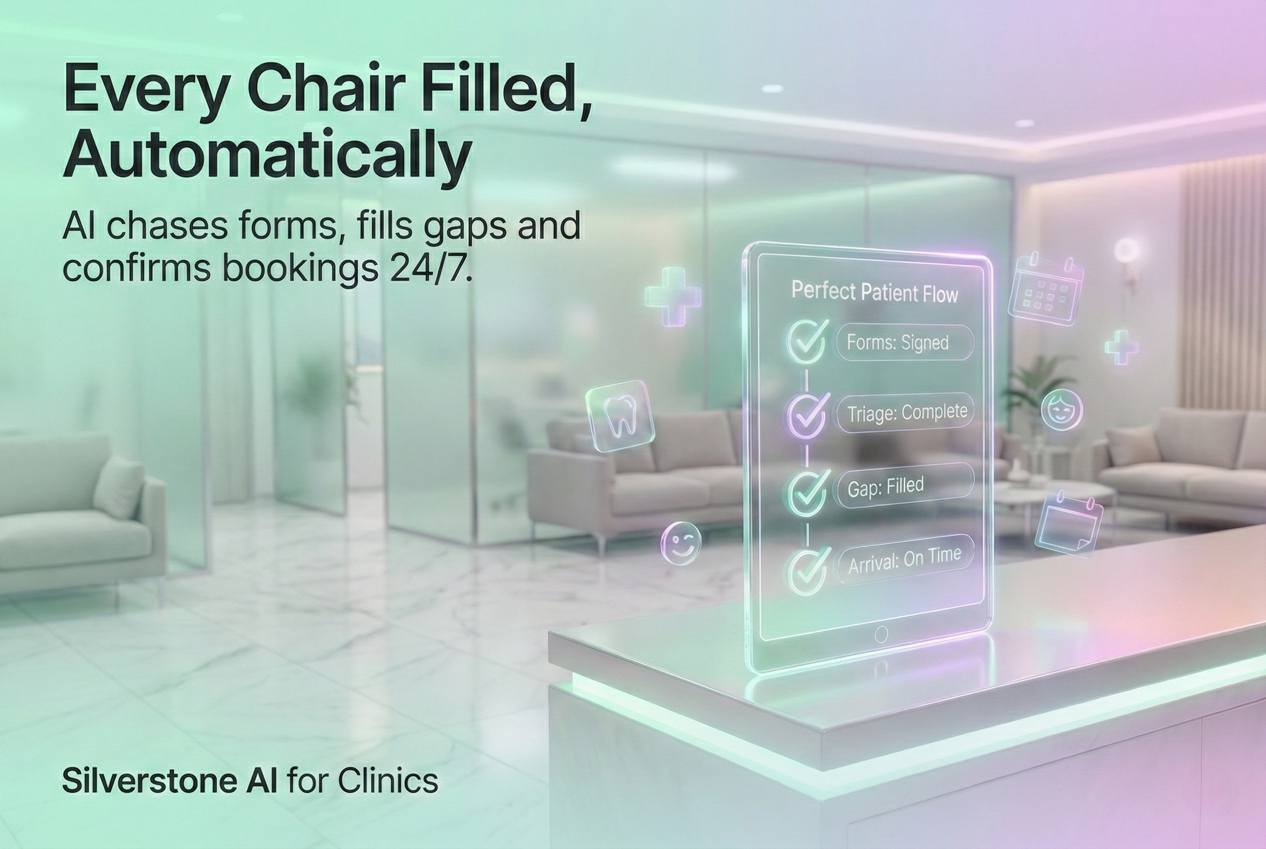 Clinic team managing appointments, forms, and patient enquiries