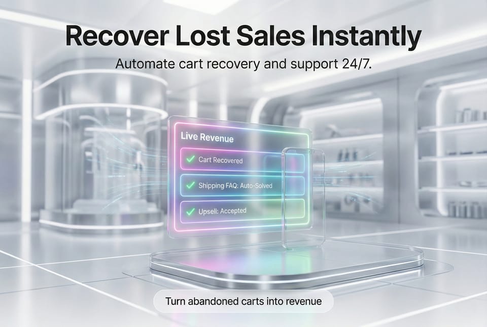 Online store team handling customer messages and abandoned carts