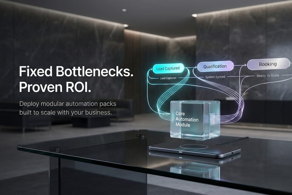 Automation pack setup for small business enquiries