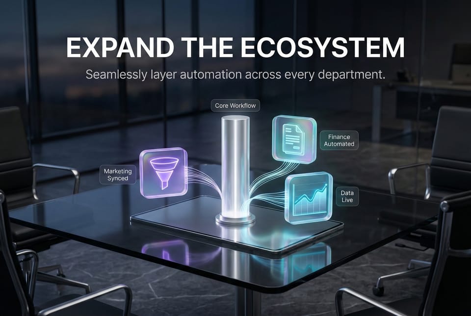 Expanded automation modules across business systems