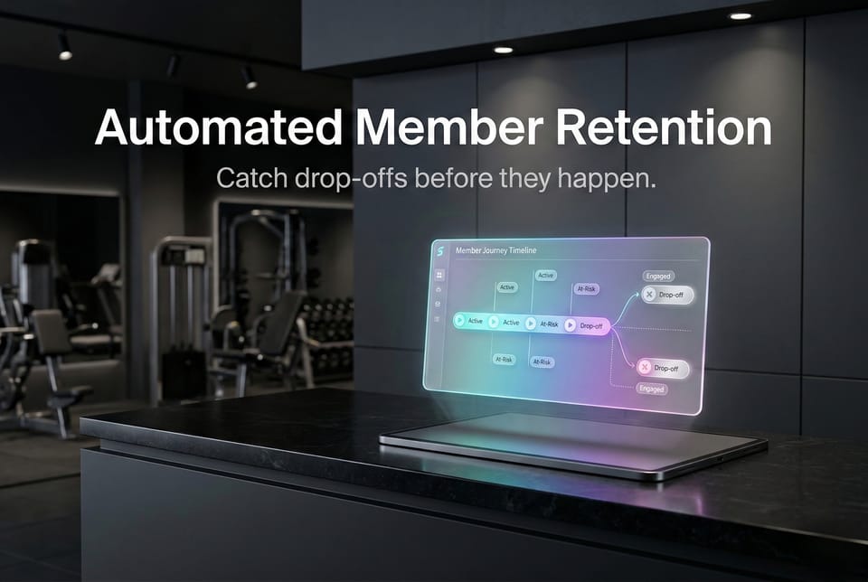 Gym coach welcoming members and supporting consistent attendance